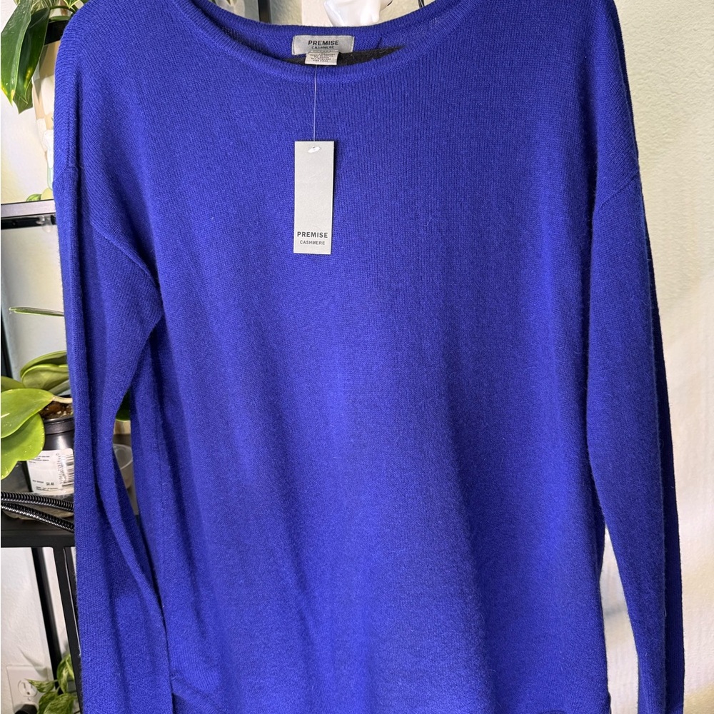 Premise Deep Blue Cashmere Knit